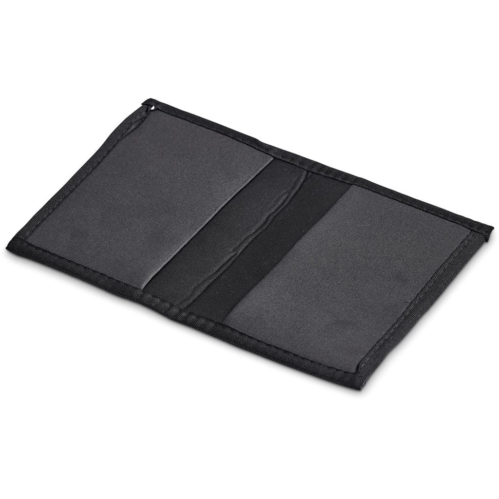 Pre-Printed Sample Custom Zambezi Neoprene Passport Cover BLACK - Travel Accessories