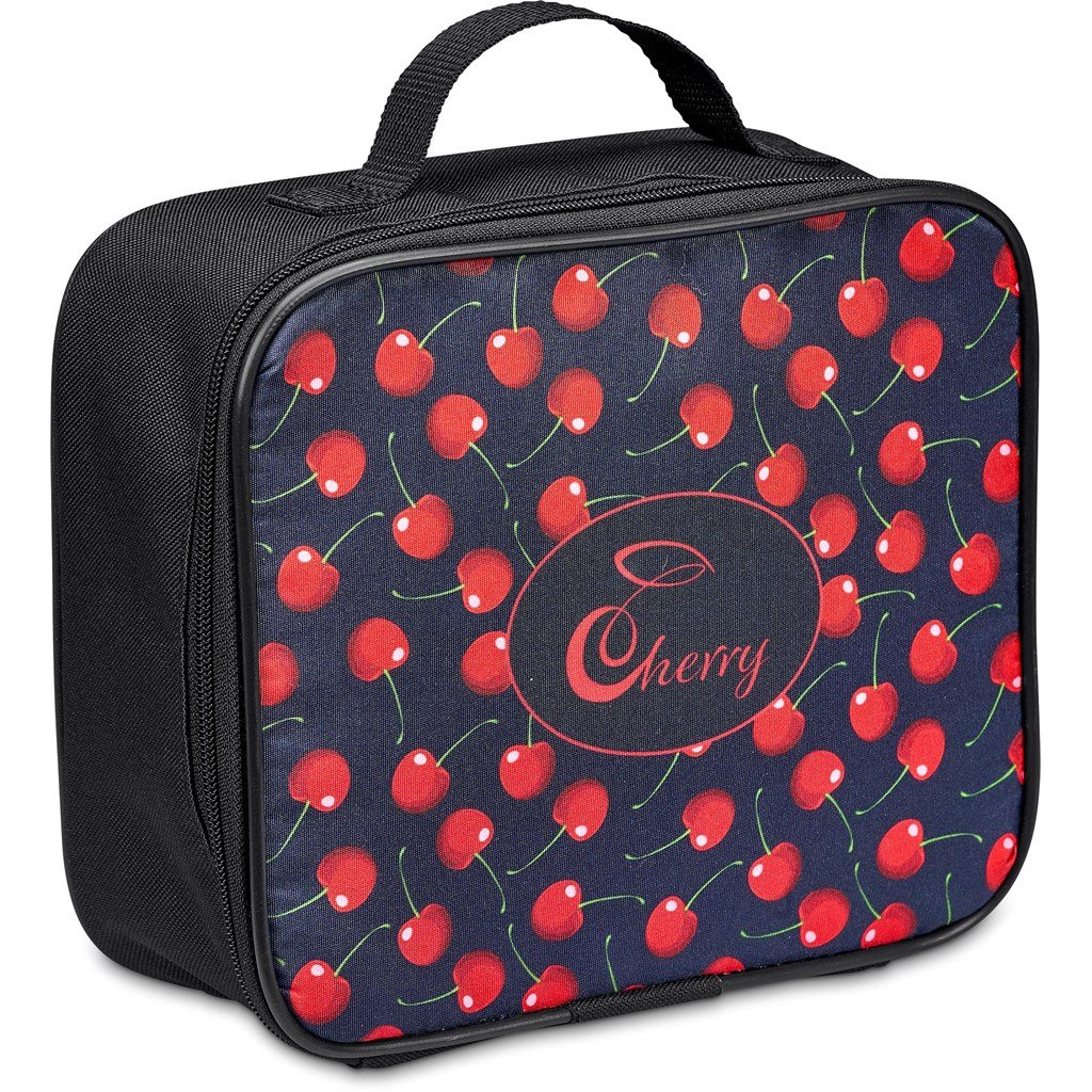 Pre-Printed Sample Custom Zephyr Lunch Cooler BLACK - Coolers and Lunchware