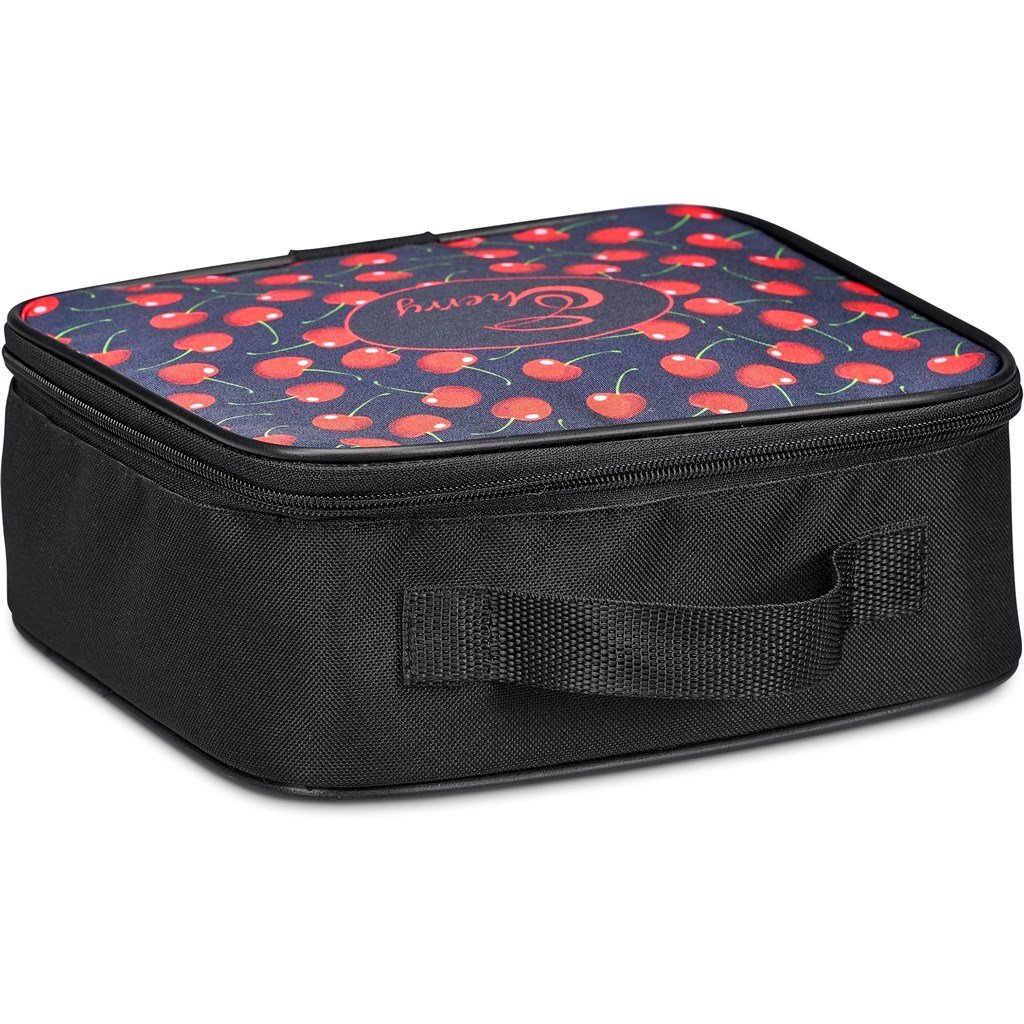 Pre-Printed Sample Custom Zephyr Lunch Cooler BLACK - Coolers and Lunchware