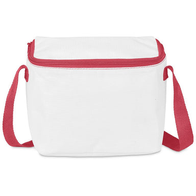 Pre-Production Custom Ontario Recycled PET Stitch-Bond 6 Can Cooler RED - Coolers and Lunchware