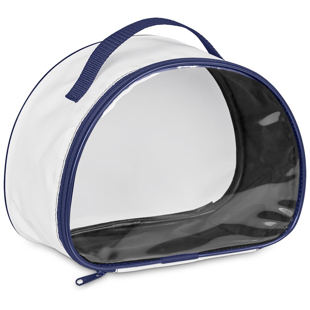 Pre-Production Sample Custom Aloe Toiletry Bag With PVC Front Window - and Cosmetic Bags