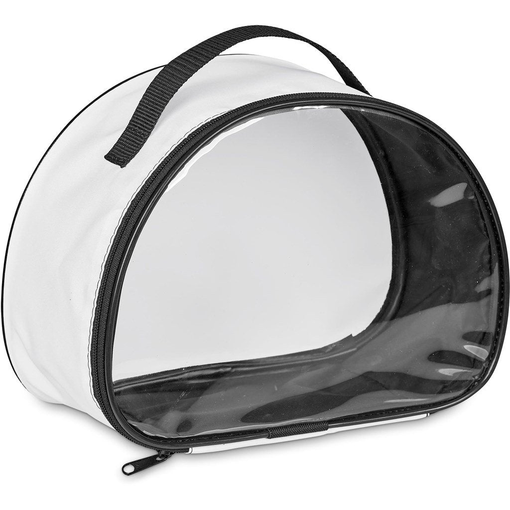 Pre-Production Sample Custom Aloe Toiletry Bag With PVC Front Window - and Cosmetic Bags