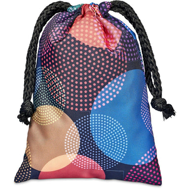 Pre-Production Sample Custom Atlantic Mini Polyester Drawstring Pouch BLACK - Bags and Backpacks