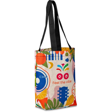 Pre-Production Sample Custom Bayside Recycled PET Stitch-Bond Shopper - and Tote Bags