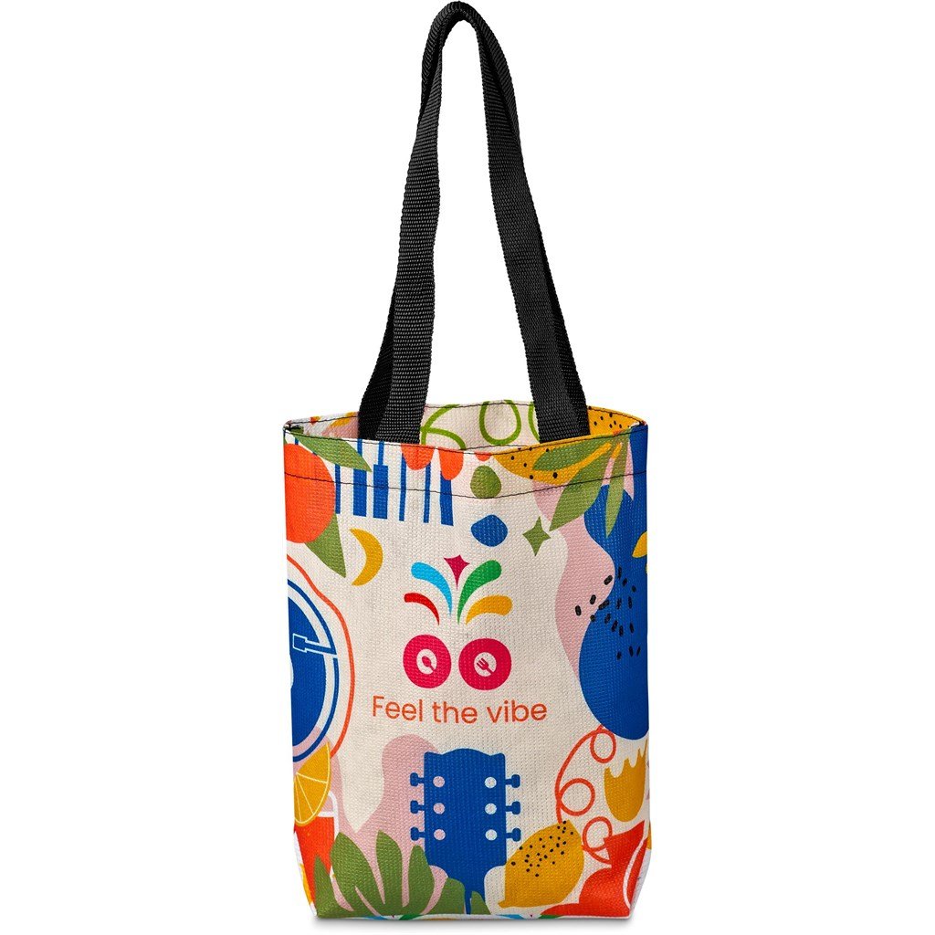 Pre-Production Sample Custom Bayside Recycled PET Stitch-Bond Shopper - and Tote Bags