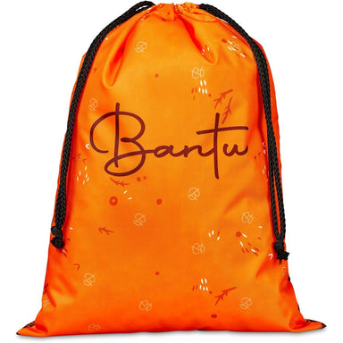 Pre-Production Sample Custom Benguela Jumbo Polyester Drawstring Pouch BLACK - Bags and Backpacks
