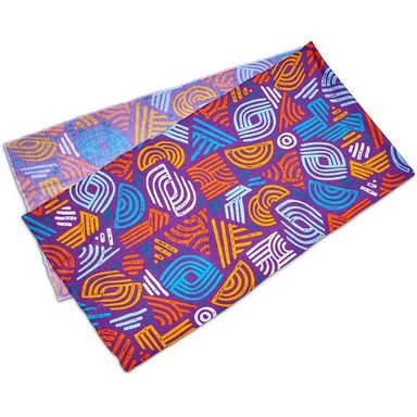 Pre-Production Sample Custom Crown Polyester Head Wrap BLACK - Personal Care and Pamper Gifts
