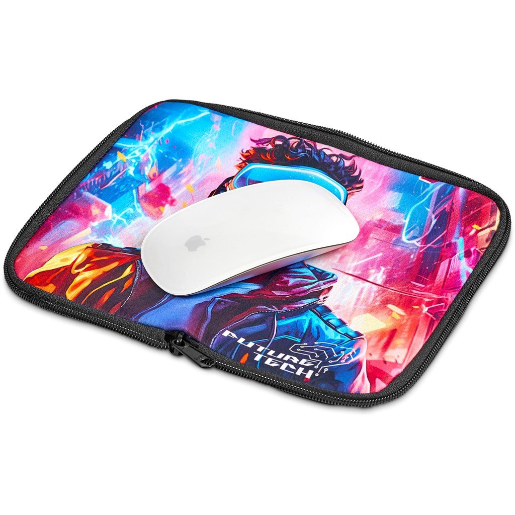 Pre-Production Sample Custom Dinky Neoprene Mouse Pad Pouch BLACK - Stationery