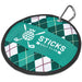 Pre-Production Sample Custom Eagle Polyester Golf Ball Cleaner BLACK - Sports and Fitness