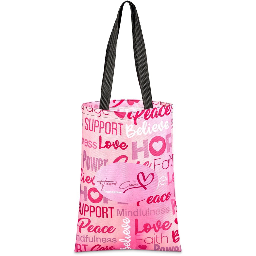 Pre-Production Sample Custom Eden Recycled PET Stitch-Bond Shopper - and Tote Bags