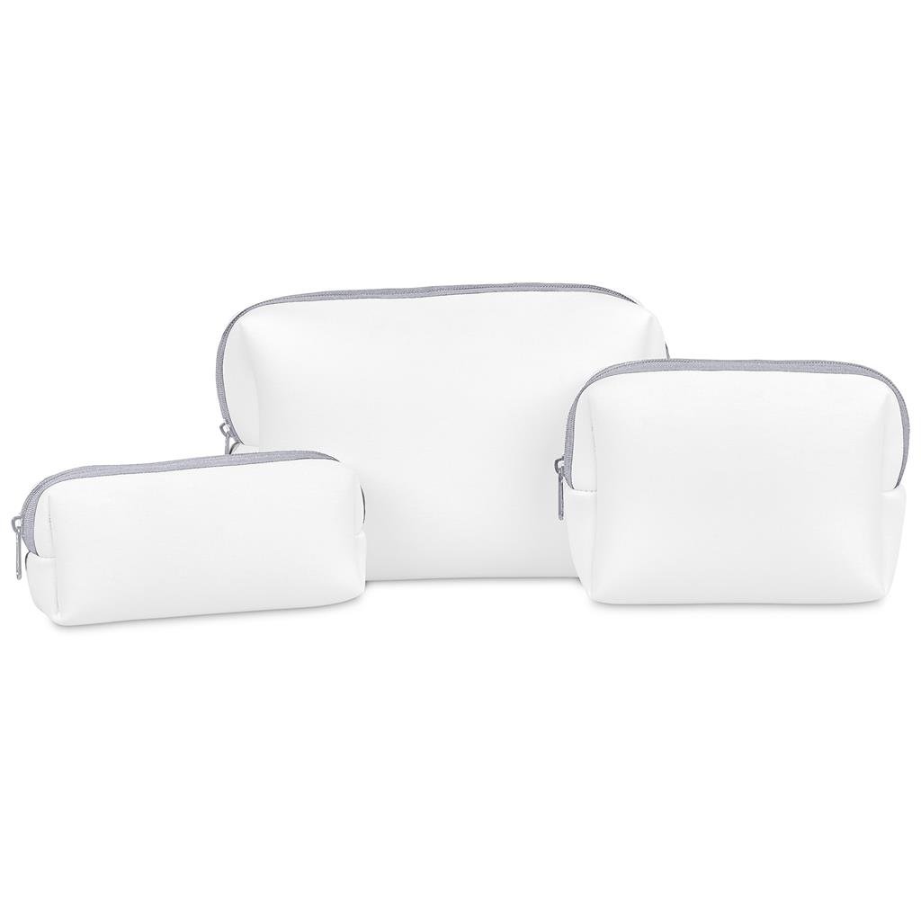 Pre-Production Sample Custom Emma Neoprene Makeup Bag - Toiletry and Cosmetic Bags