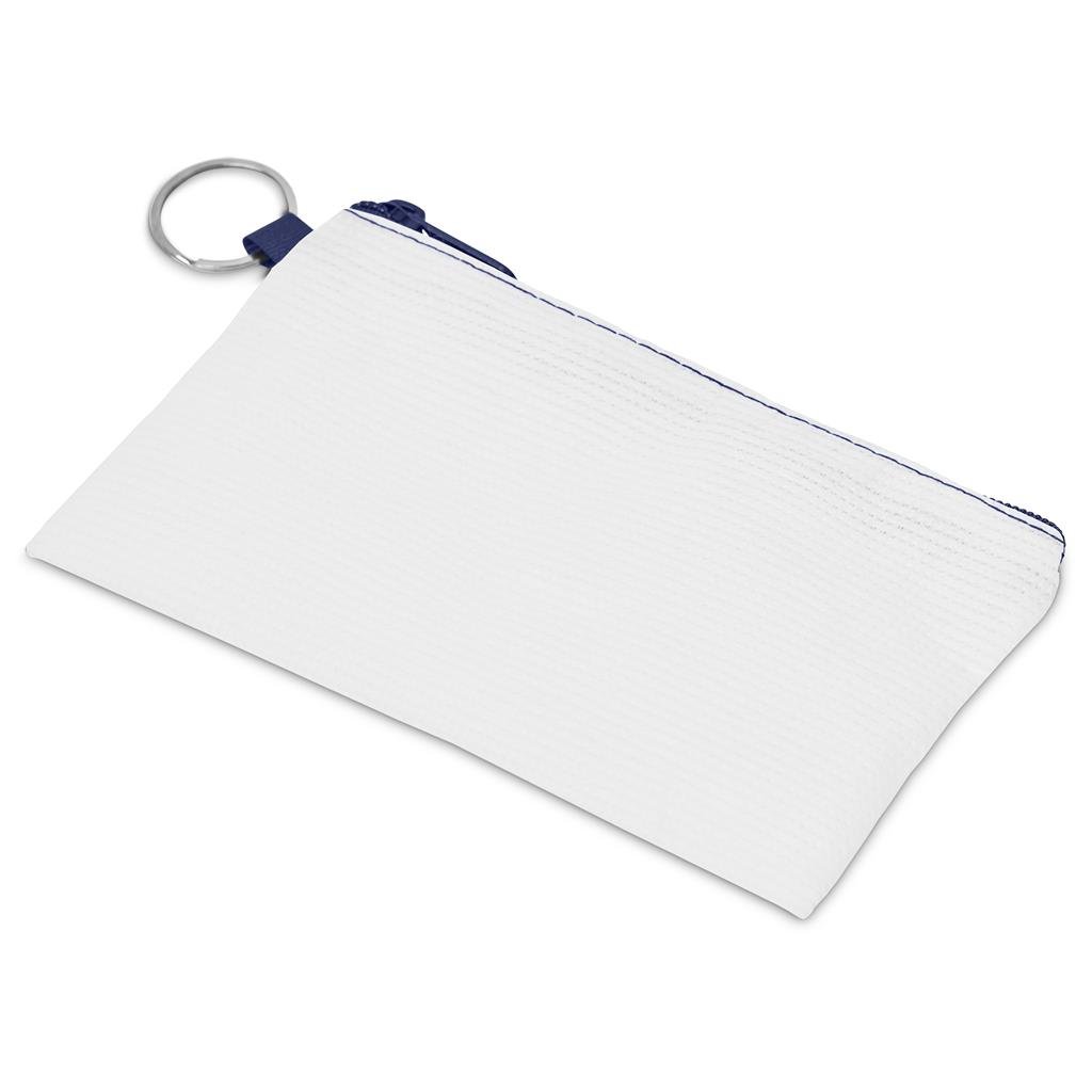 Pre-Production Sample Custom Tammy Recycled PET Credit Card & Coin Purse NAVY - Purses and Wallets