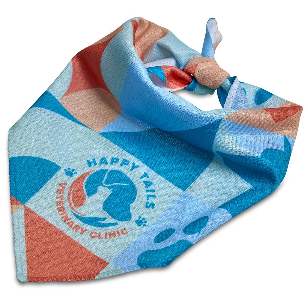 Pre-Production Sample Custom Tyson Small Polyester Dog Bandana S / SOLID WHITE - Pet Accessories