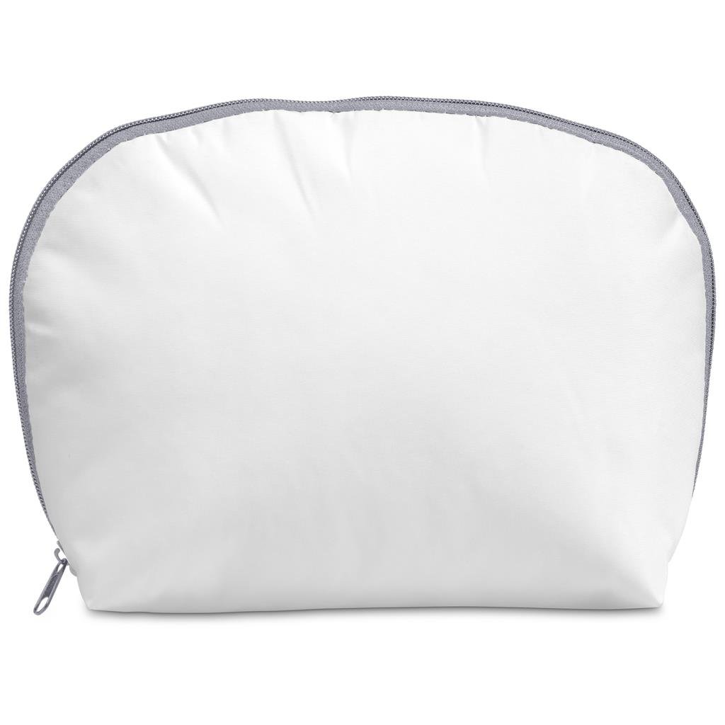 Pre-Production Sample Custom Victoria Maxi Cosmetic Bag GREY - Toiletry and Bags