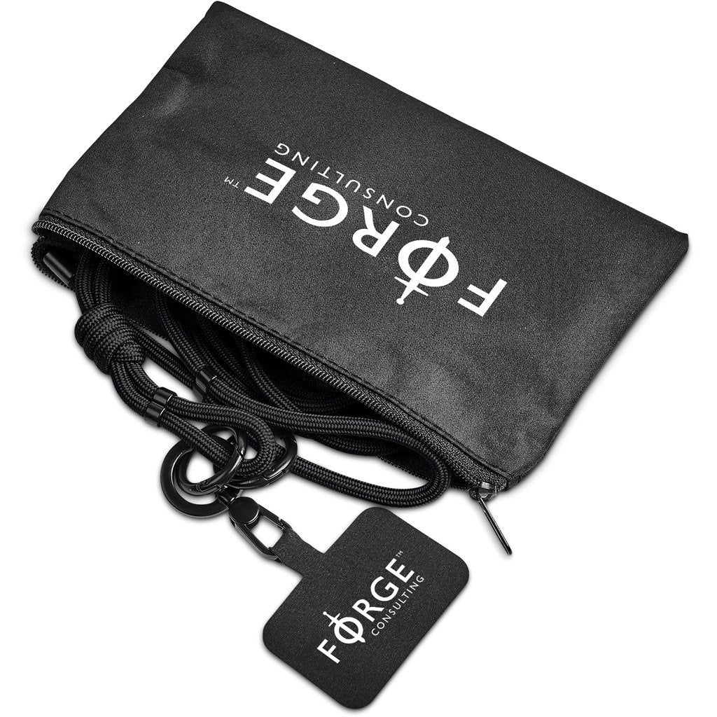 Prett Crossbody Phone & Bag Strap in Pouch BLACK - Lanyards,Lanyards