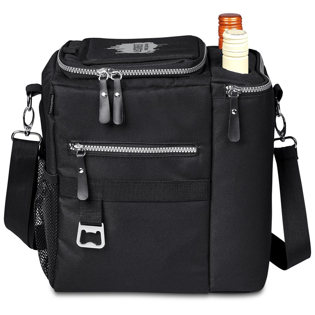 Quivera Wine & 16-Can Cooler BLACK - Picnic,Cooler Bags,Ideas for Summer,Ideas the Beach,Braai Ideas,Outdoor and Leisure,Heritage Day