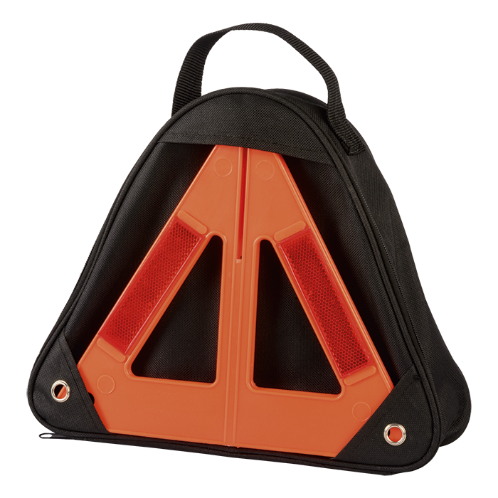 Reflective Triangle Auto Emergency Kit Black / STD / Last Buy - Automotive and First Aid