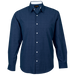 Richmond Lounge Shirt Long Sleeve Mens Navy/White / 5XL / Last Buy - Shirts-Corporate
