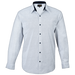 Richmond Lounge Shirt Long Sleeve Mens White/Navy / 3XL / Last Buy - Shirts-Corporate