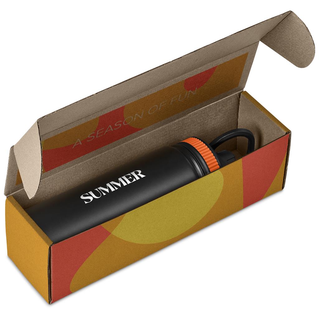 Romero Bottle in Bianca Custom Gift Box ORANGE - Bottles Flasks And Tall Tumblers In Boxes,Custom Packaging