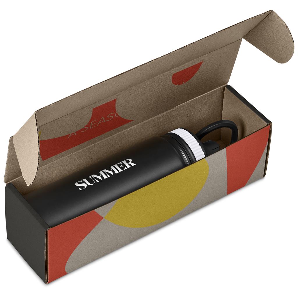 Romero Bottle in Bianca Custom Gift Box SOLID WHITE - Bottles Flasks And Tall Tumblers In Boxes,Custom Packaging