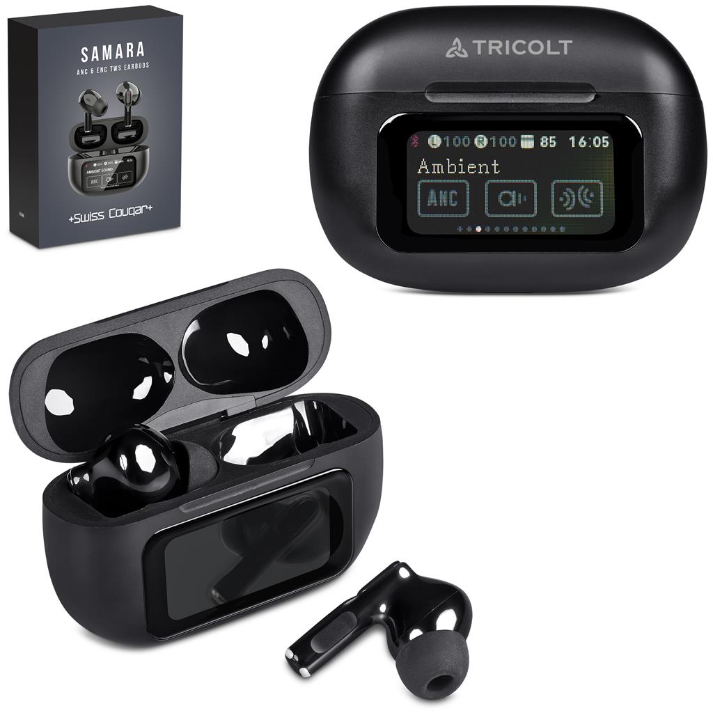 Samara ANC & ENC TWS Earbuds BLACK - Earbuds,Technology
