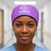 Sample Custom Halo Polyester Nurse Theatre Cap BLACK - Personal Care and Pamper Gifts