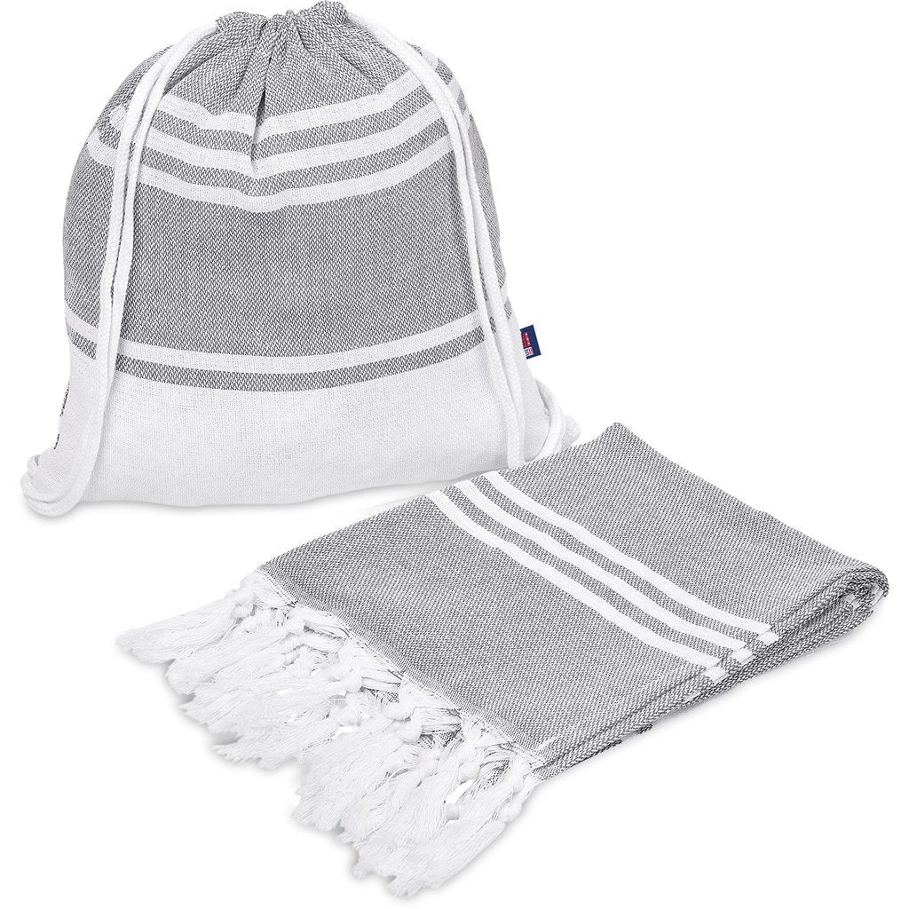 Santa Cruz Cotton-Rich Beach Towel & Drawstring Bag - Beach,Glamorous Ideas,Ideas for Summer,Ideas the Beach,Outdoor and Leisure