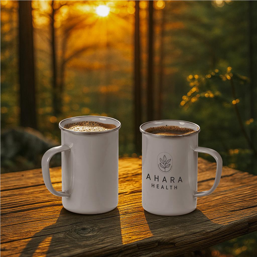 Satara Enamel Coffee Mug – 600ml - Drinkware,Mugs,Drinkware,Heritage Day