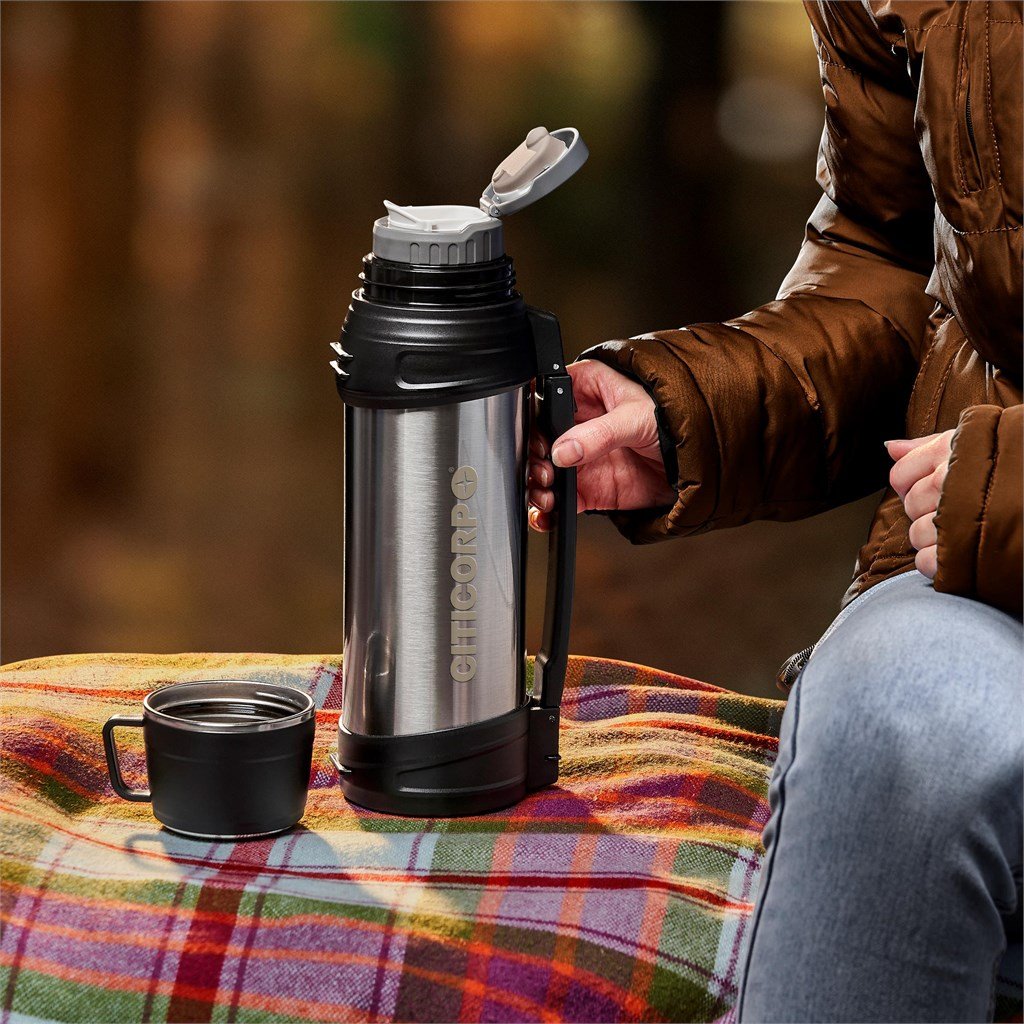 Serendipio Highlander Vacuum Flask – 1.2 Litre Silver / S
