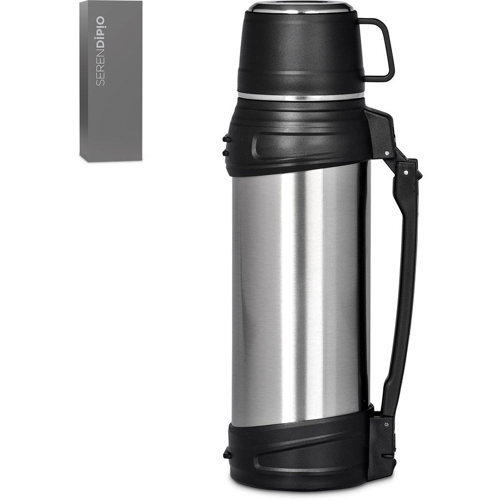Serendipio Highlander Vacuum Flask – 1.2 Litre Silver / S