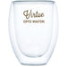 Serendipio Lorenzo Glass Double-Wall Cup - 350ml Transparent/Frosted White / T