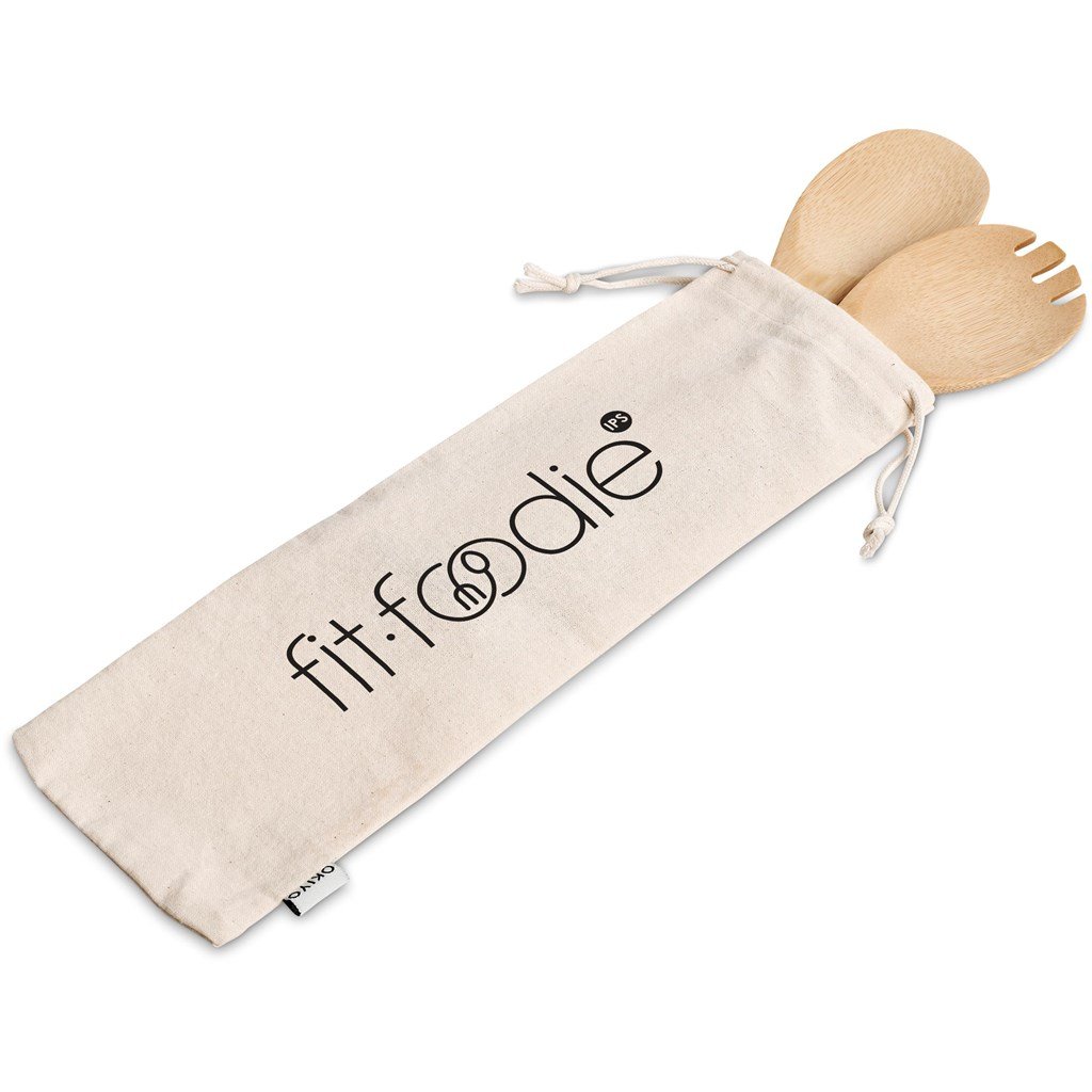 Shinsen Bamboo Salad Servers NATURAL - Kitchen,Bamboo Products,Home and Living