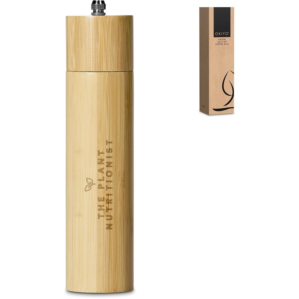 Shioki Bamboo Salt or Pepper Mill Natural / NT