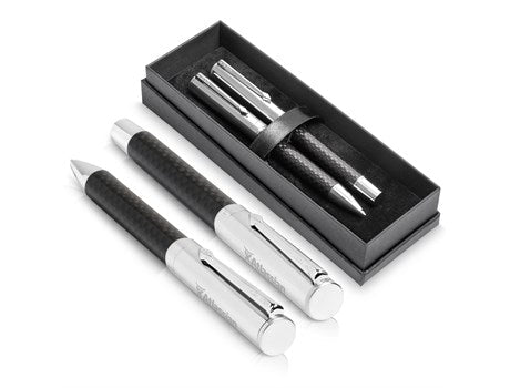 Sirius Ball Pen & Rollerball Set Black / BL - Pens