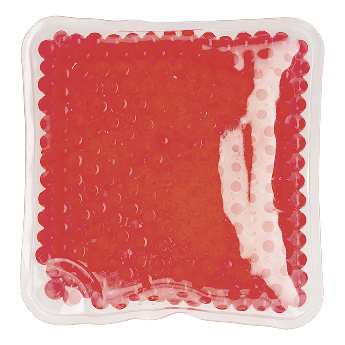 Square Shaped Hot and Cold Pack Red / STD / Regular - Novelties