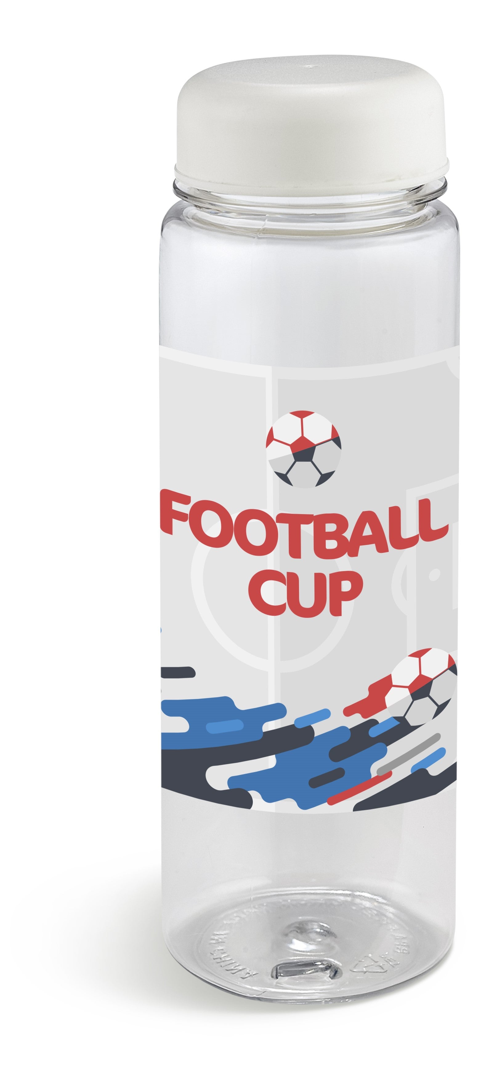 Stella Plastic Water Bottle - 500ml Solid White / SW