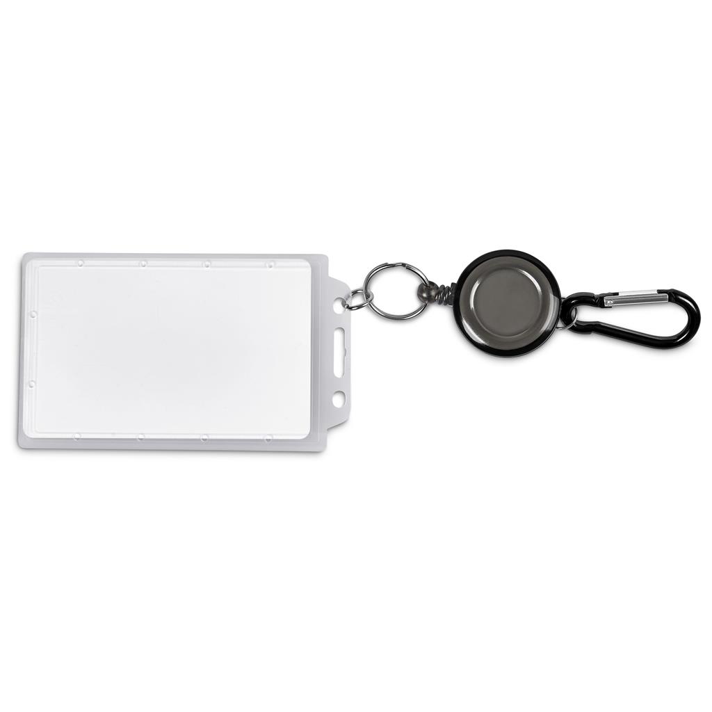 Swipe Retractable Badge Reel with Carabiner BLACK - Lanyards,Lanyards,Lanyards