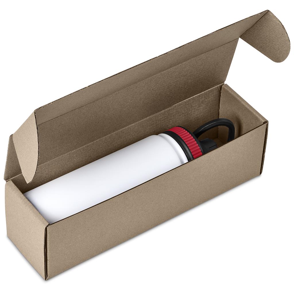 Tevez Bottle in Bianca Custom Gift Box - Bottles Flasks And Tall Tumblers In Boxes,Custom Packaging