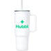 Texas Plastic Double-Wall Mug – 1.2 Litre SOLID WHITE - Travel Mugs and Tumblers,Ideas for Summer,Drinkware