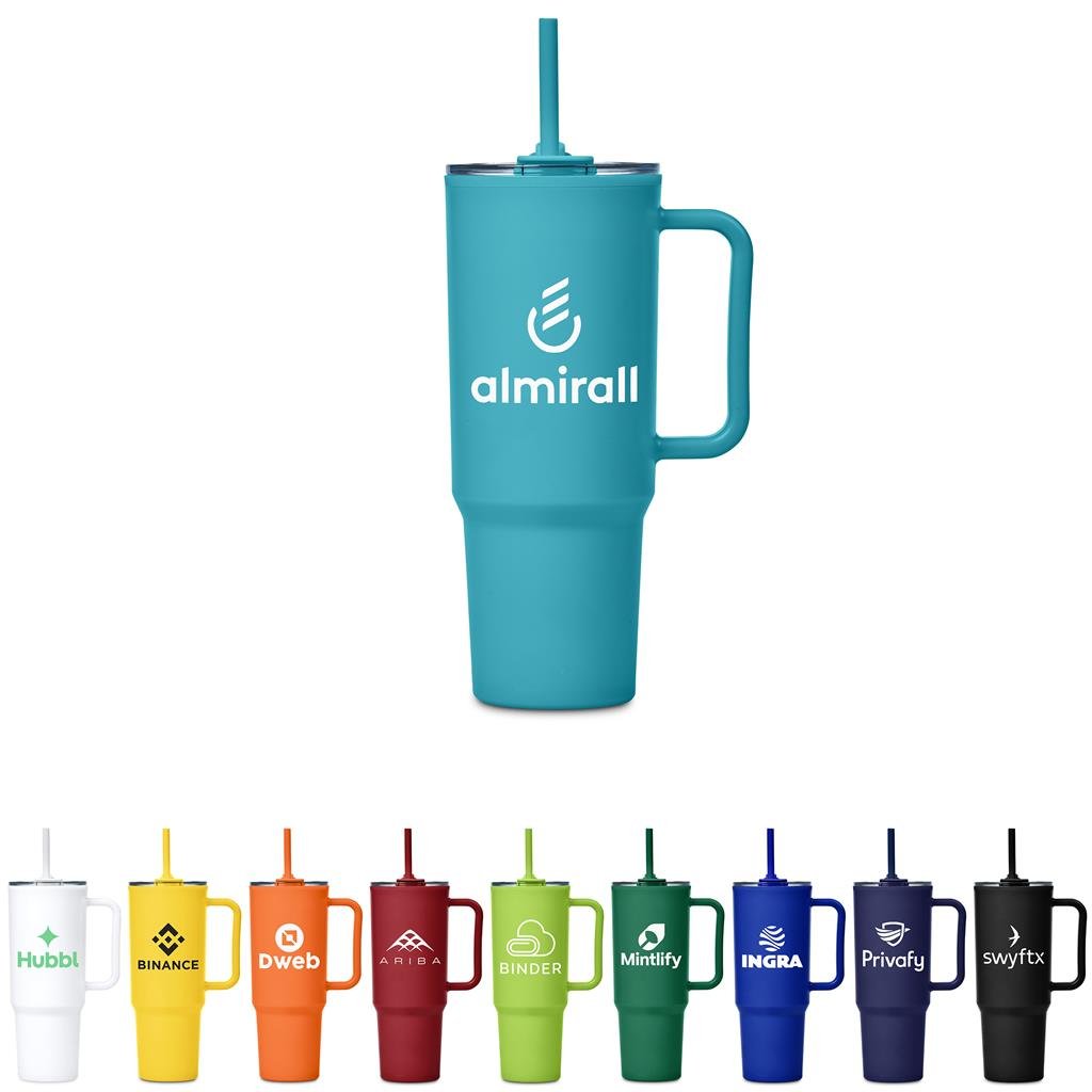 Texas Plastic Double-Wall Mug – 1.2 Litre - Travel Mugs and Tumblers,Ideas for Summer,Drinkware