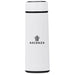 Tiesto Glass & Plastic Double-Wall Water Bottle - 400ml Solid White / SW