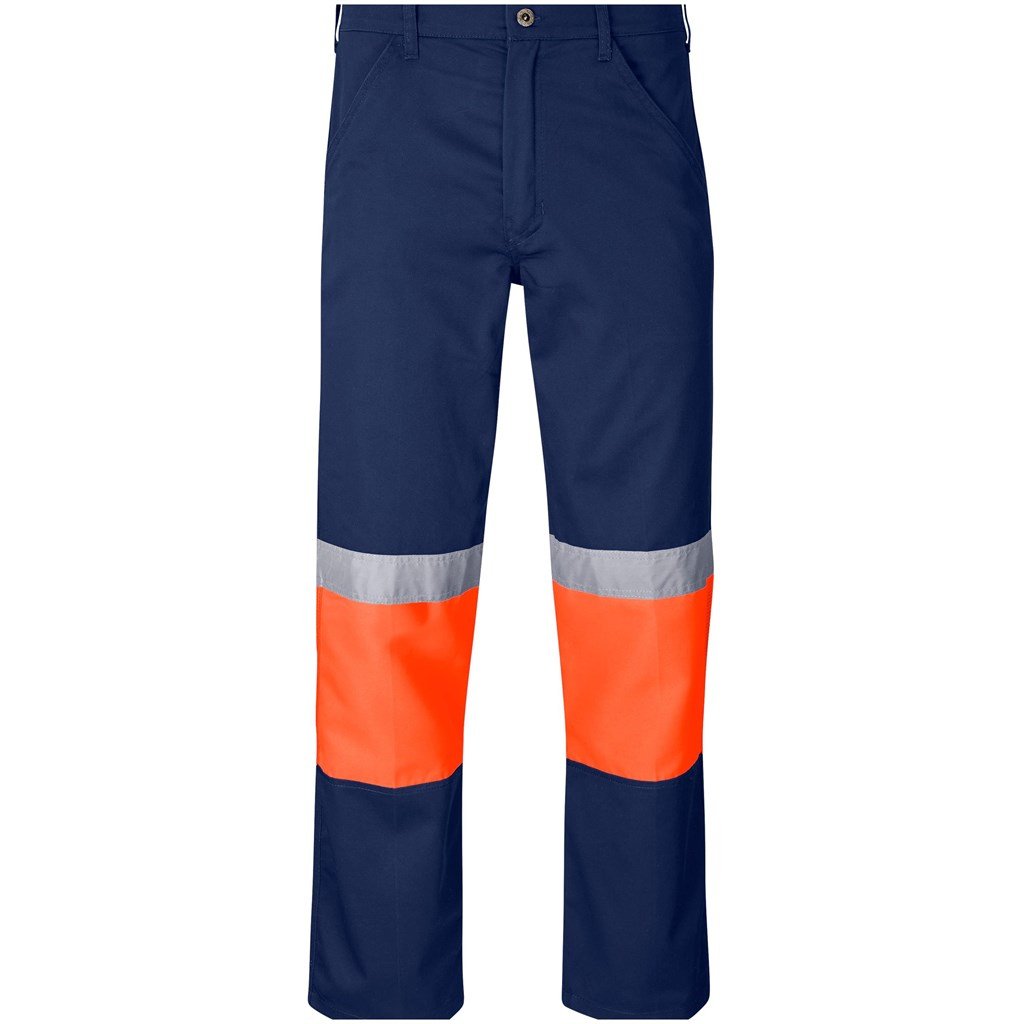 Traffic Premium Two-Tone Hi-Viz Reflective Pants 34 / Orange / O