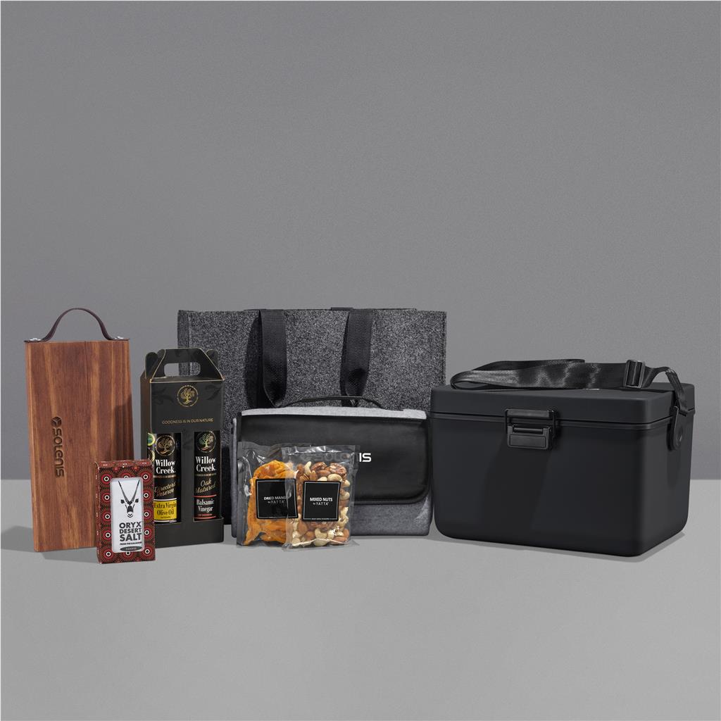 Trailside Treasure Hamper BLACK - Premium Hampers,Outdoor Hampers