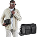 Unisex Tauriel Crossbody Bag BLACK - Travel Bags,Crossbody and Waist Bags,Bags