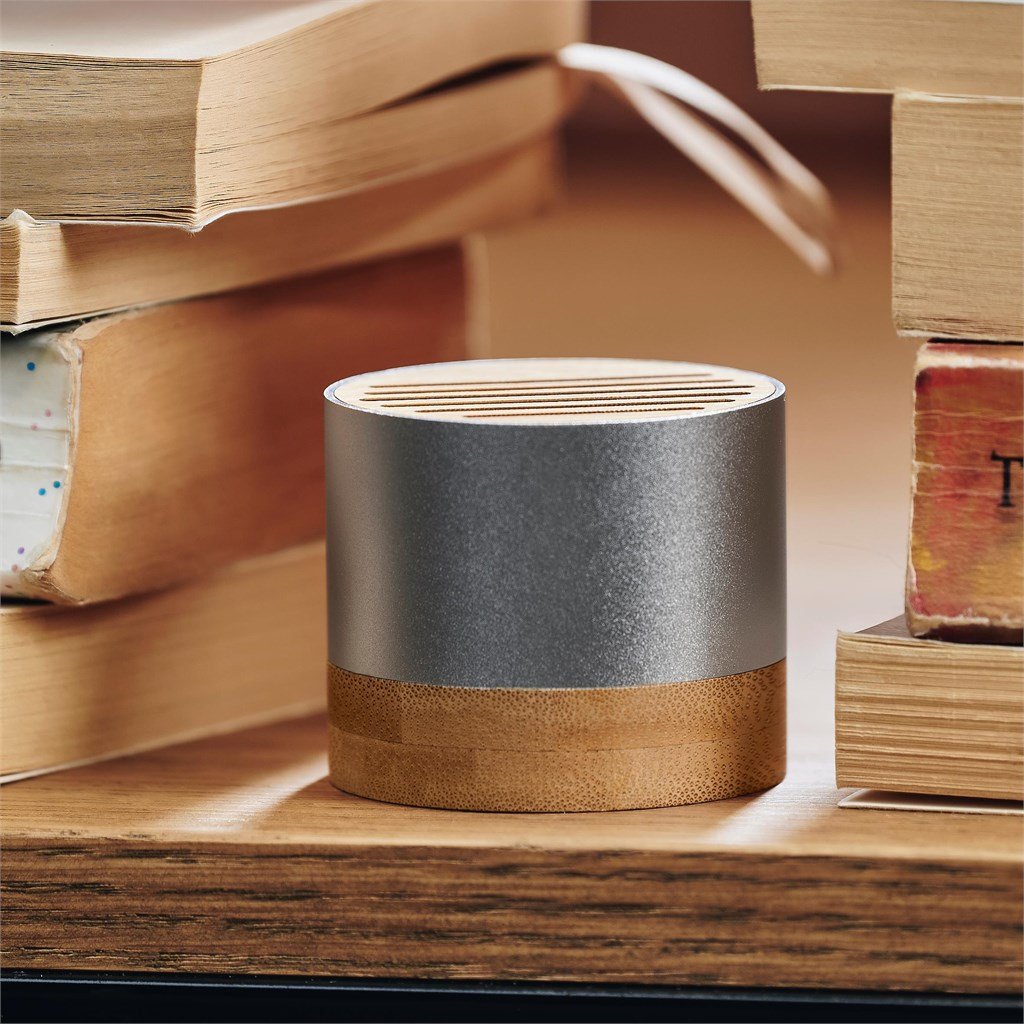 Utau Bamboo & Recycled Aluminium Bluetooth Speaker NATURAL - Speakers,Eco-Friendly Ideas,Bamboo Products,Technology