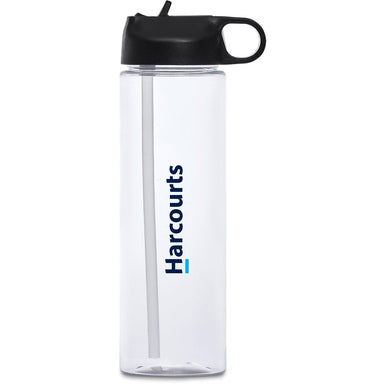 Valdivia Recycled PET Water Bottle-750ml BLACK - Bottles,Recycled Products,Recycled Drinkware,Drinkware