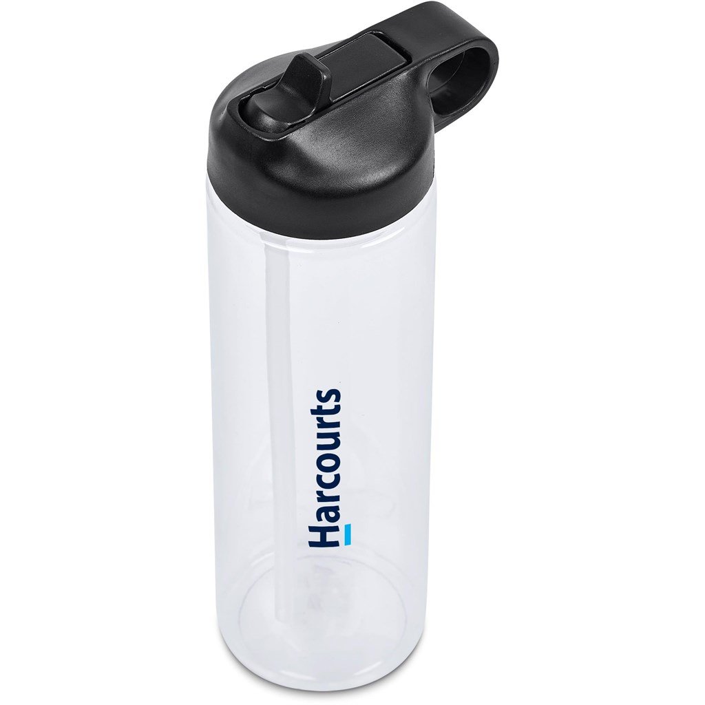 Valdivia Recycled PET Water Bottle-750ml BLACK - Bottles,Recycled Products,Recycled Drinkware,Drinkware