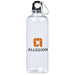 Vista Recycled PET Water Bottle - 600ml TRANSPARENT - Bottles,Recycled Products,Recycled Drinkware,Drinkware,Full-Wrap UV Bottles