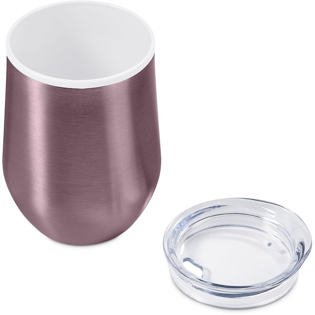 Vogue Madison Stainless Steel & Plastic Double-Wall Tumbler - 350ml - Travel Mugs and Tumblers,Drinkware Ideas,Fashion Colour